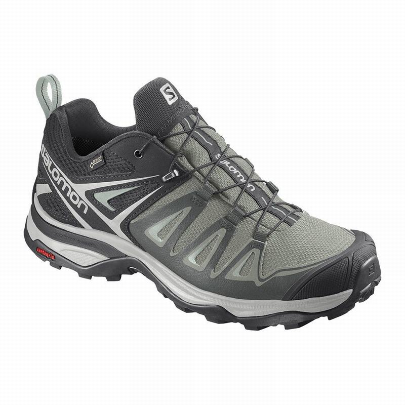 Salomon X ULTRA 3 GORE-TEX Zapatillas Trekking Mujer - Turquesa Claro / Gris - Colombia (01489-JUAT)